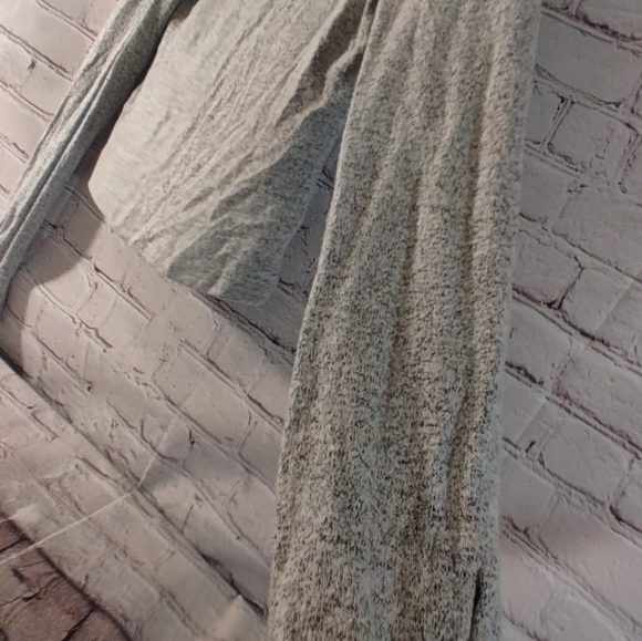 Free People Twist Front Crop Heather Grey Sweater S - Picture 13 of 13